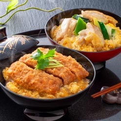 「祗園又吉」京風かつとじ・親子煮