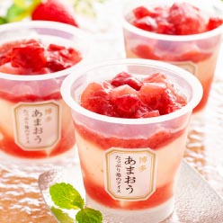 博多あまおう　たっぷり苺のアイス