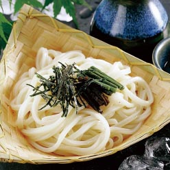 「万葉亭」水沢うどんセット