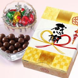 メッセージ入り　チョコレート