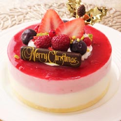 【Xmas】銀座京橋 レ ロジェ 苺のアイスケーキ
